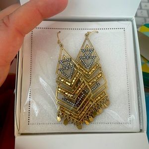 Stella and Dot Horizon Statement earrings NIB
